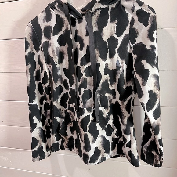 🖤 FRANK LYMAN WEEKEND – XS – Black & White Abstract Hoodie - Picture 6 of 12